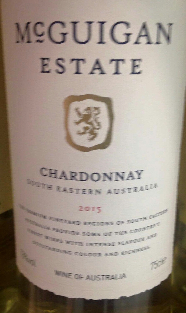 Catamos McGuigan Estate Chardonnay 2015