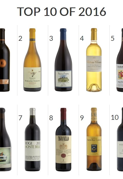Top 10 de los mejores vinos del mundo en 2016 para Wine Spectator 1