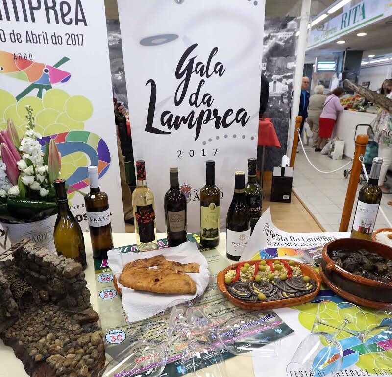 El Concello de Arbo presenta en el mercado de Teis su 'LVII Festa da Lamprea' 2