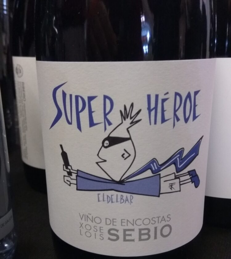 Catamos Súper Héroe 2015, vino del proyecto Viños de Encosta de Xosé Lois Sebio 1