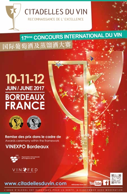 Citadelles du Vin 2017, 17º Concours International du Vin 1