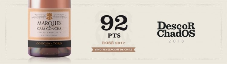 Marques de Casa Concha Rosé nombrado 'Vino Revelación'  1