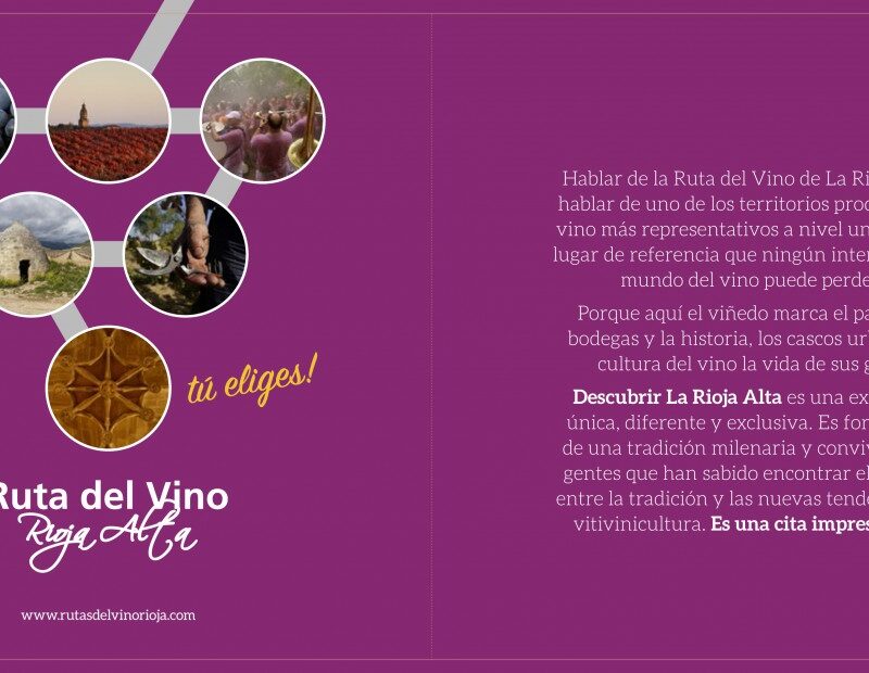 La Ruta del Vino de Rioja Alta presenta su nuevo folleto de enoturismo 1